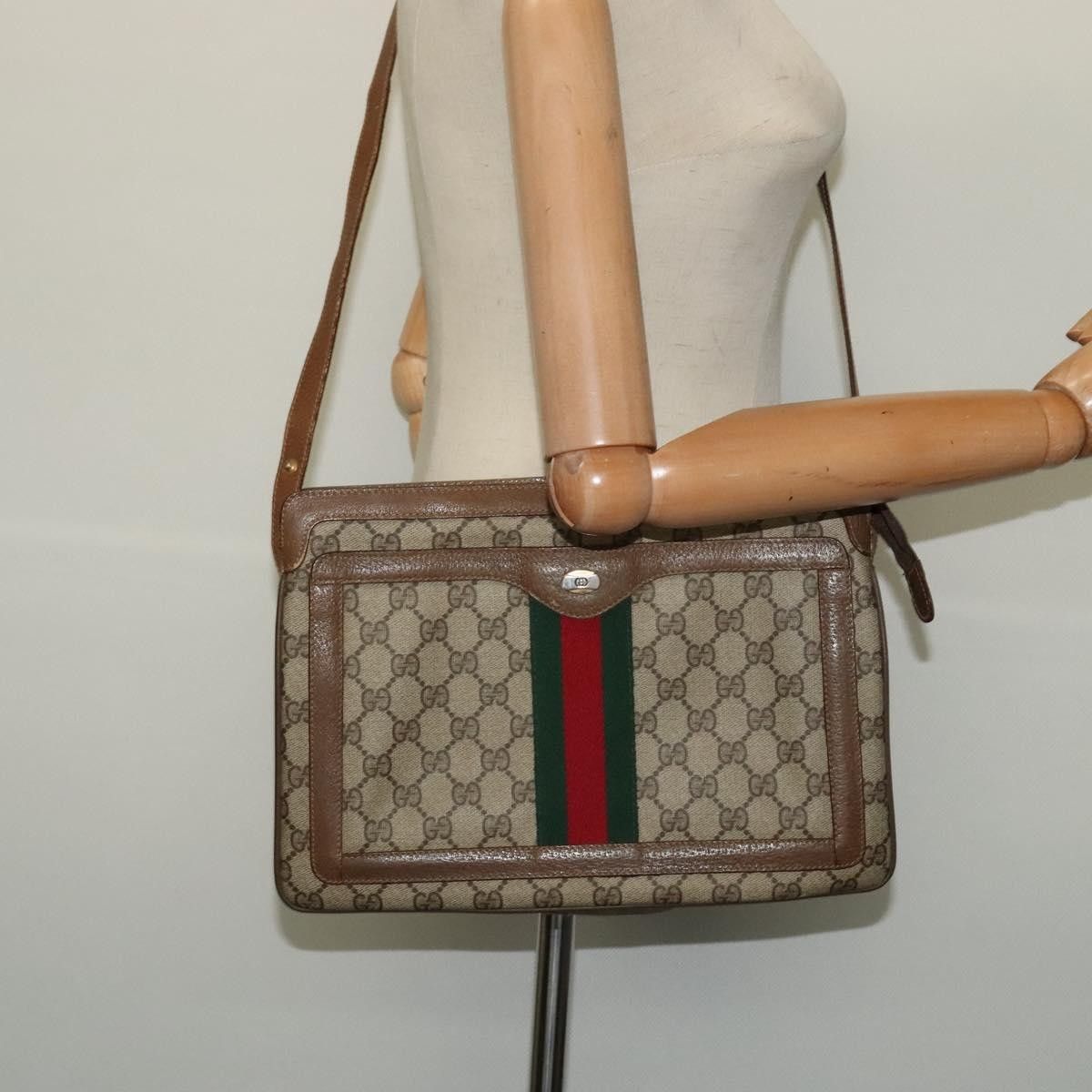 Gucci Gucci Vintage Shoulder Bag GG Coated Canvas Size ONE SIZE - 15 Thumbnail