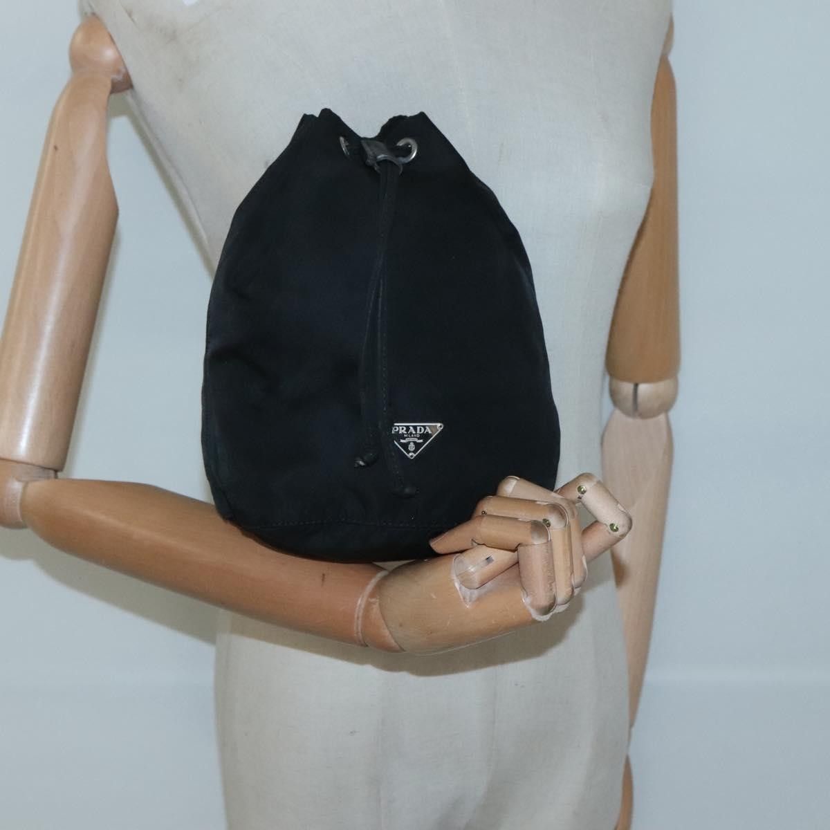 Prada Prada Vela Drawstring Bucket Pouch Tessuto Size ONE SIZE - 13 Thumbnail