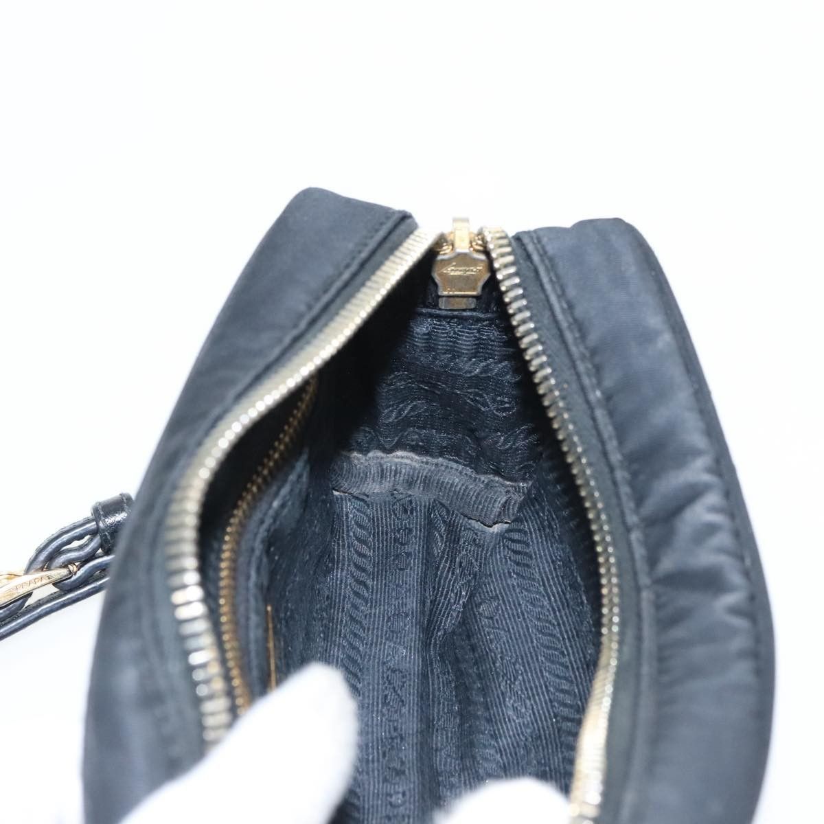 Prada Prada Wristlet Zip Pouch Tessuto Size ONE SIZE - 18 Thumbnail