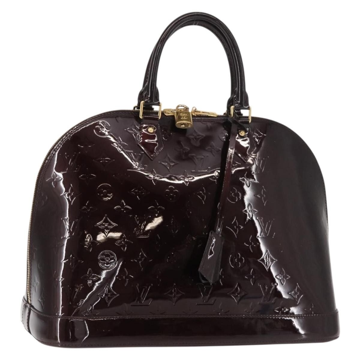 Louis Vuitton Louis Vuitton Alma Handbag Monogram Vernis Size ONE SIZE - 18 Thumbnail