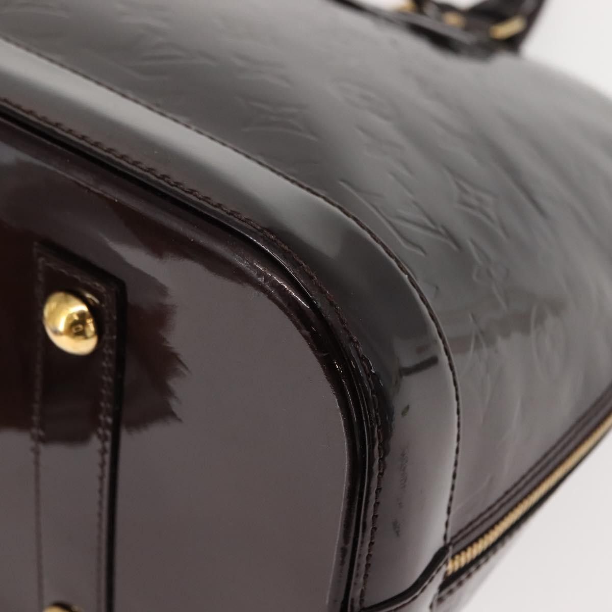 Louis Vuitton Louis Vuitton Alma Handbag Monogram Vernis Size ONE SIZE - 10 Thumbnail