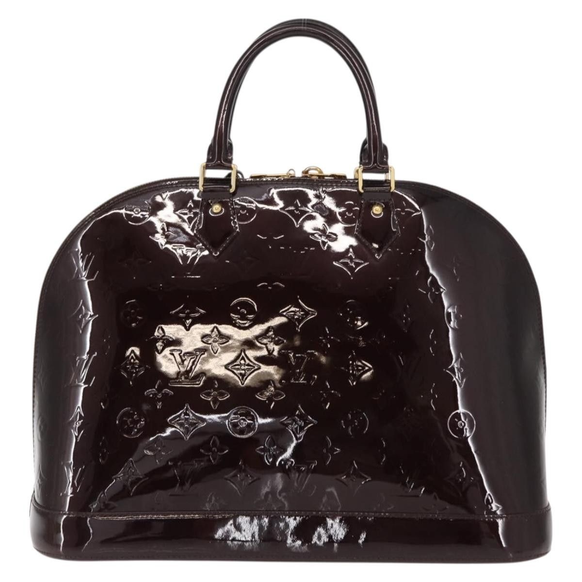 Louis Vuitton Louis Vuitton Alma Handbag Monogram Vernis Size ONE SIZE - 2 Thumbnail