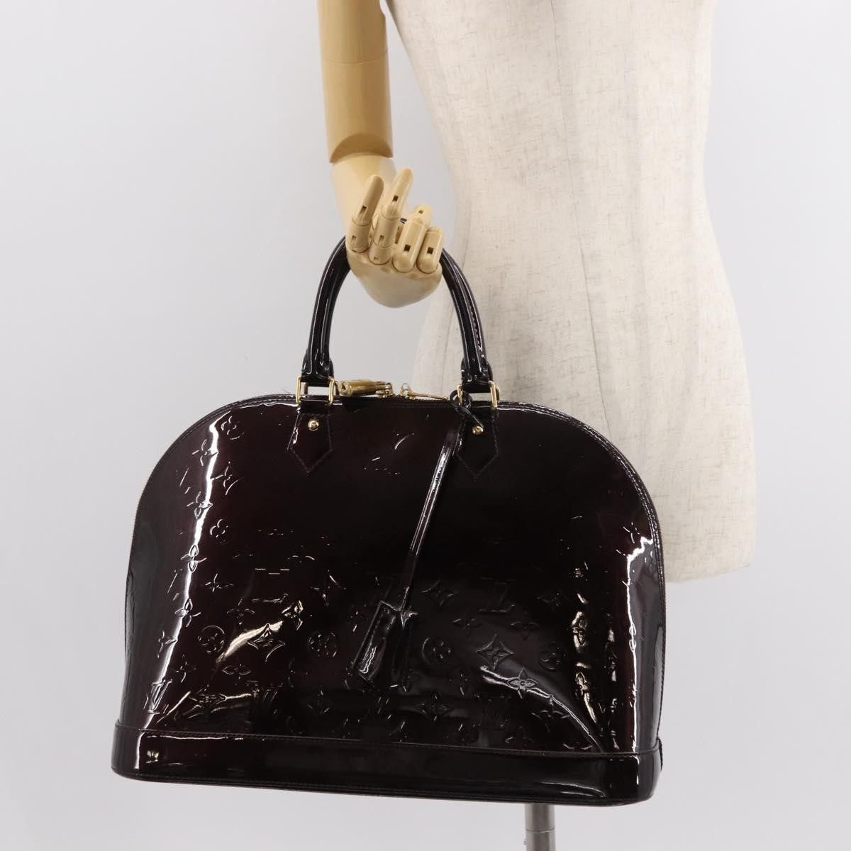 Louis Vuitton Louis Vuitton Alma Handbag Monogram Vernis Size ONE SIZE - 15 Thumbnail