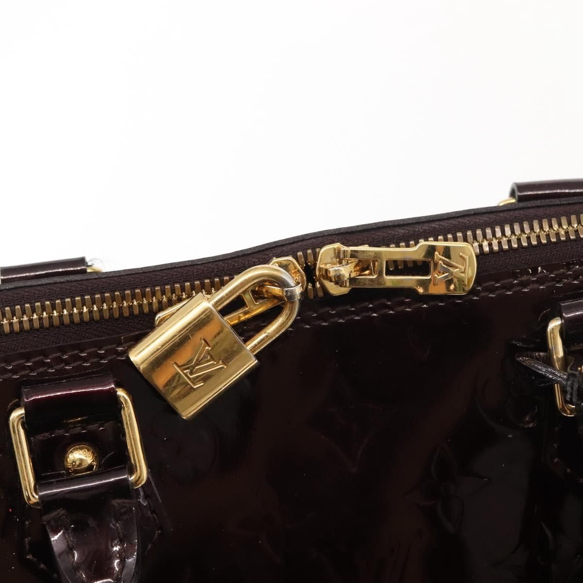 Louis Vuitton Louis Vuitton Alma Handbag Monogram Vernis Size ONE SIZE - 13 Thumbnail