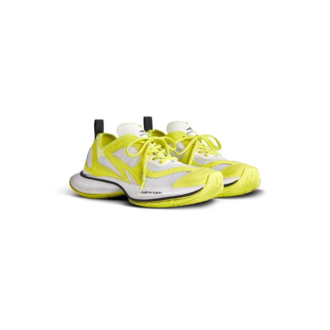 Balenciaga Men's Circuit Sneaker in neon yellow/white/black Size US 6 / EU 39 - 2 Thumbnail