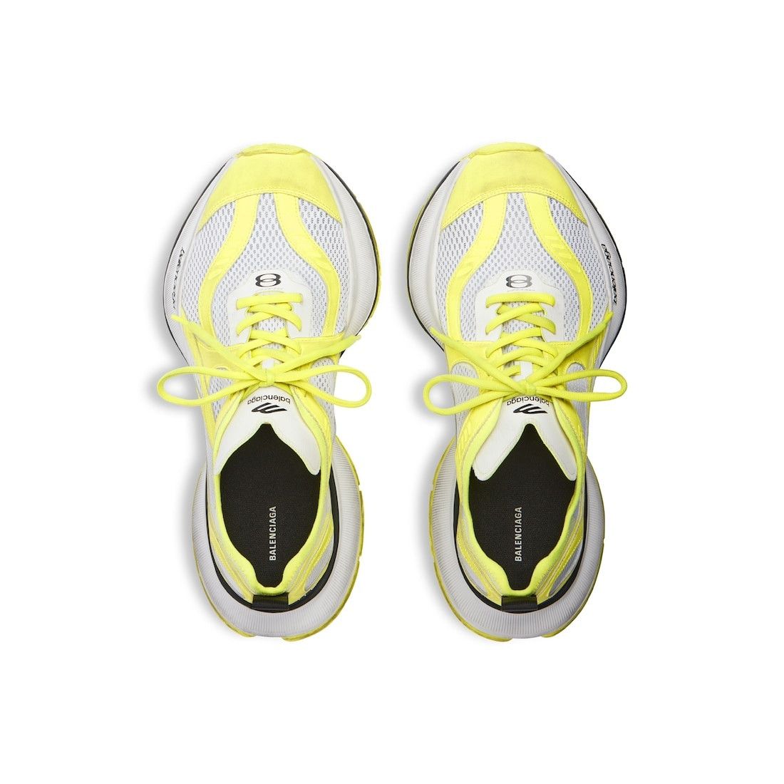 Balenciaga Men's Circuit Sneaker in neon yellow/white/black Size US 6 / EU 39 - 6 Thumbnail