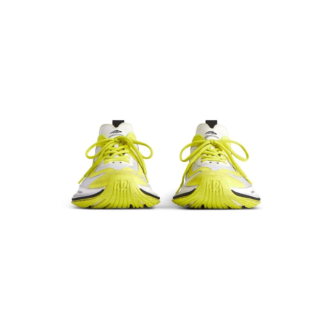 Balenciaga Men's Circuit Sneaker in neon yellow/white/black Size US 7 / EU 40 - 3 Thumbnail