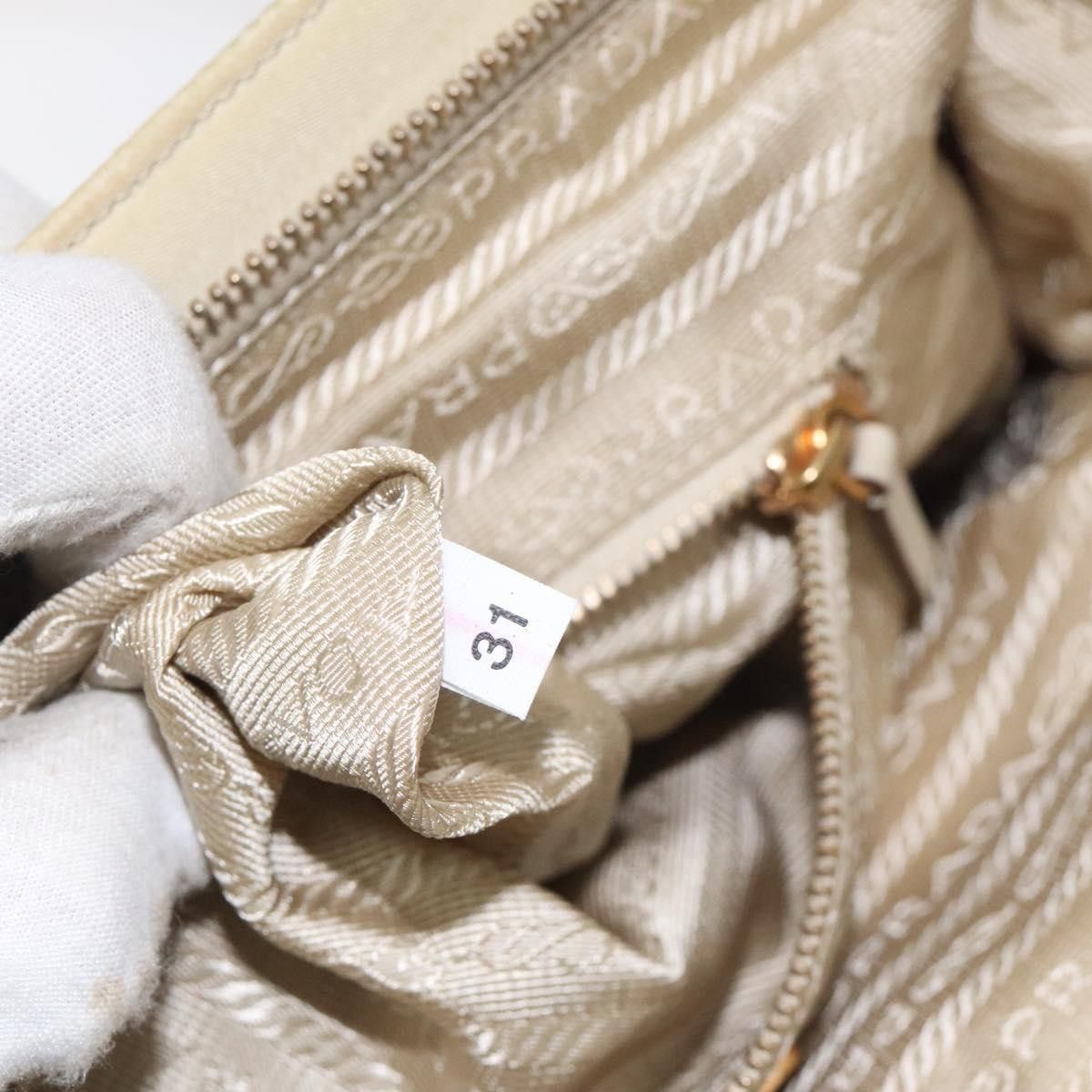 Prada Prada Vintage Zip Handbag Tessuto Size ONE SIZE - 7 Thumbnail