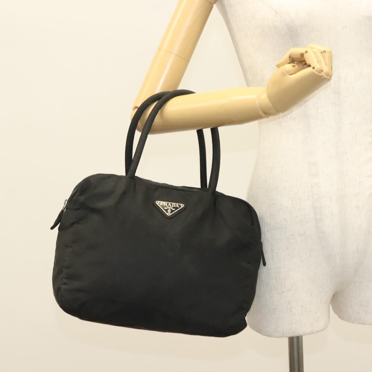 Prada Prada Vintage Zip Handbag Tessuto Size ONE SIZE - 14 Thumbnail