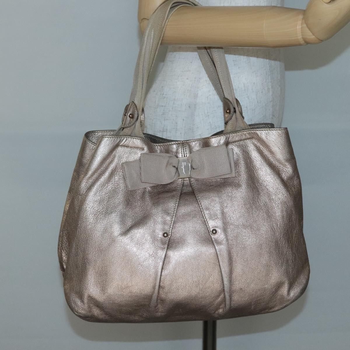Salvatore Ferragamo Salvatore Ferragamo Vala Leather Size ONE SIZE - 10 Thumbnail