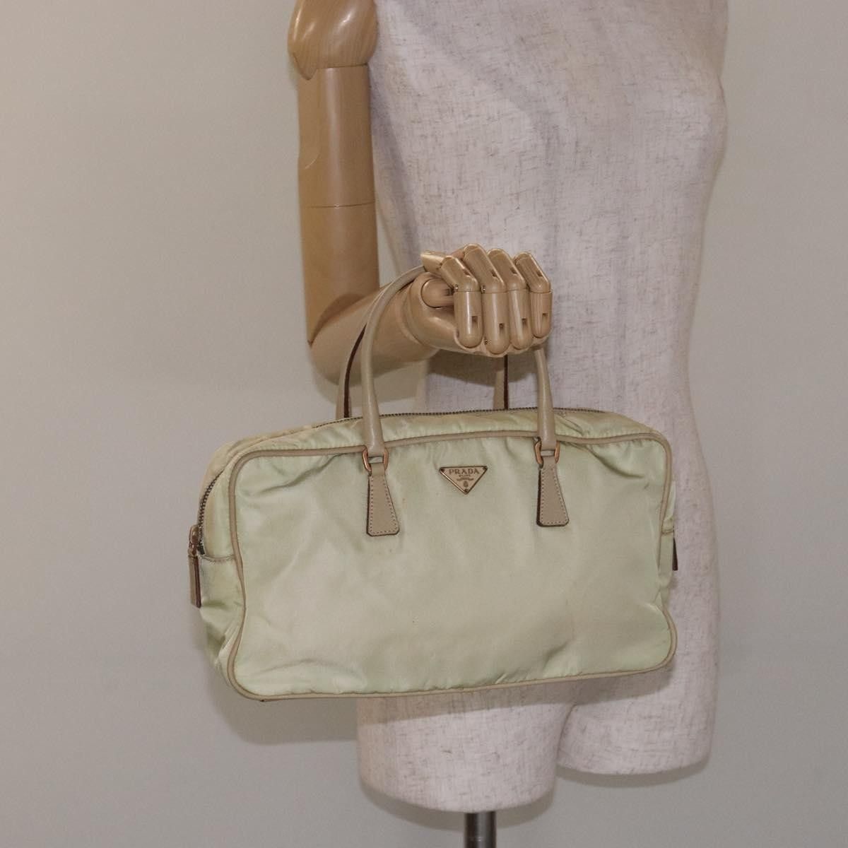 Prada Prada Vintage Zip Handbag Tessuto Size ONE SIZE - 13 Thumbnail
