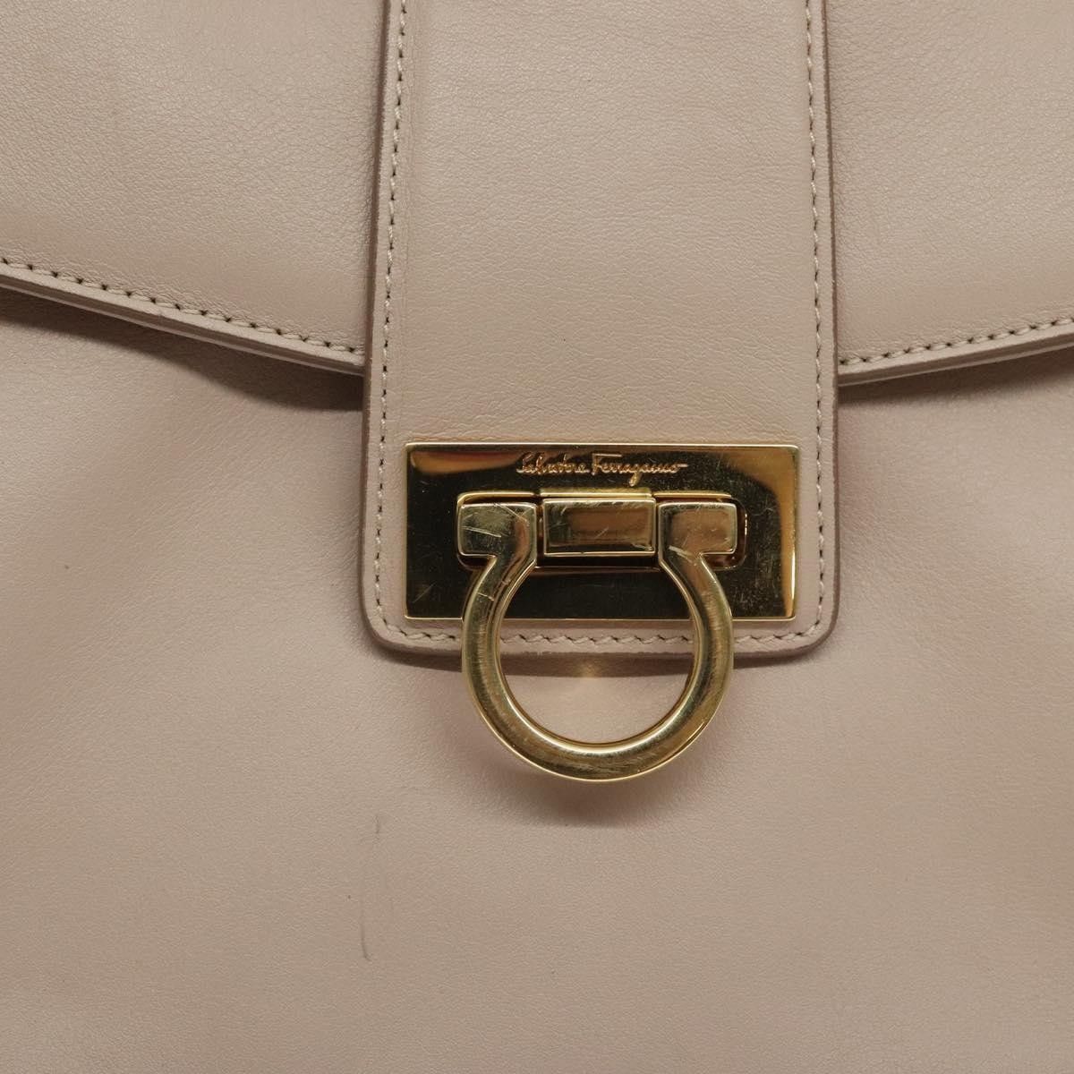 Salvatore Ferragamo Salvatore Ferragamo Gancini Shoulder Bag Leather Size ONE SIZE - 13 Thumbnail