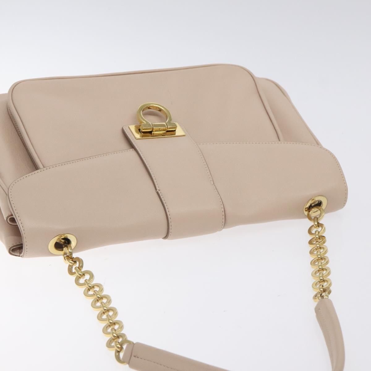 Salvatore Ferragamo Salvatore Ferragamo Gancini Shoulder Bag Leather Size ONE SIZE - 16 Thumbnail