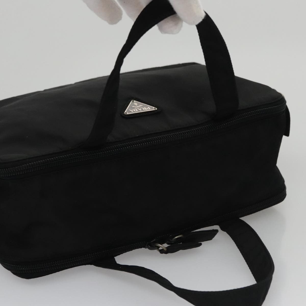 Prada Prada Vintage Zip Handbag Tessuto Size ONE SIZE - 15 Thumbnail