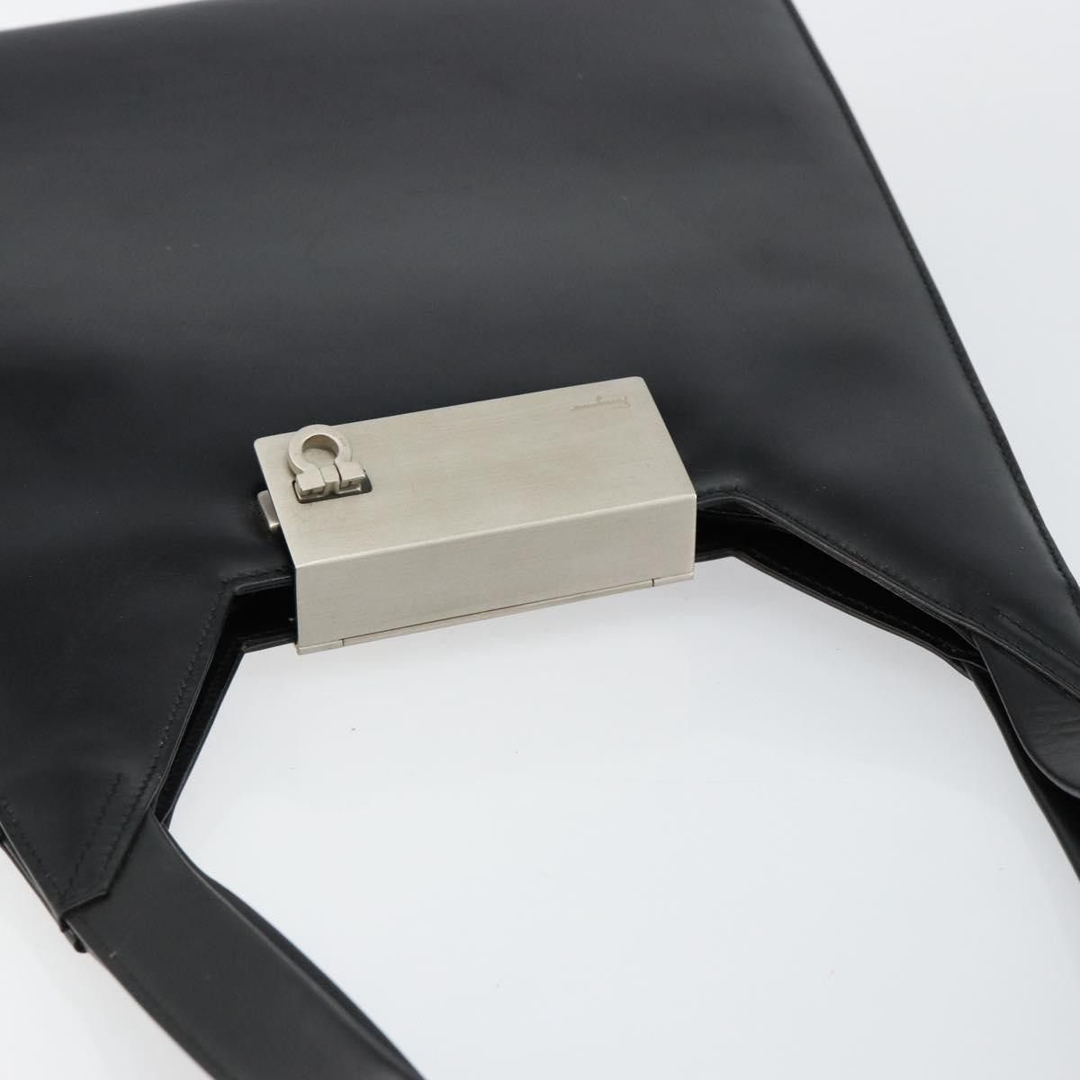 Salvatore Ferragamo Salvatore Ferragamo Gancini Shoulder Bag Leather Size ONE SIZE - 15 Thumbnail