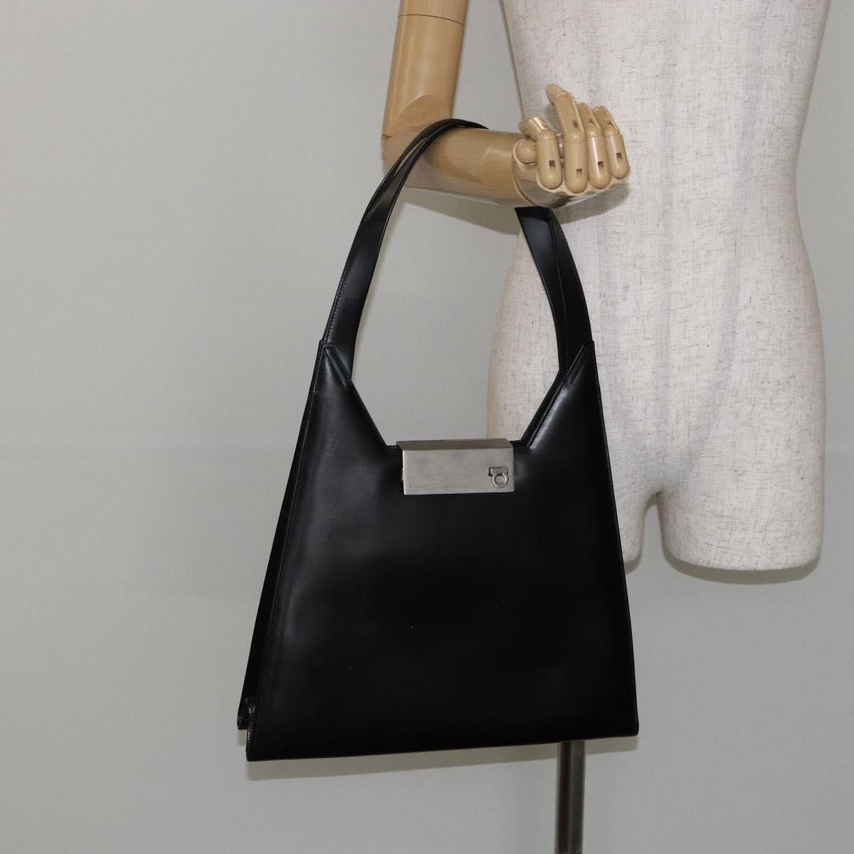 Salvatore Ferragamo Salvatore Ferragamo Gancini Shoulder Bag Leather Size ONE SIZE - 13 Thumbnail