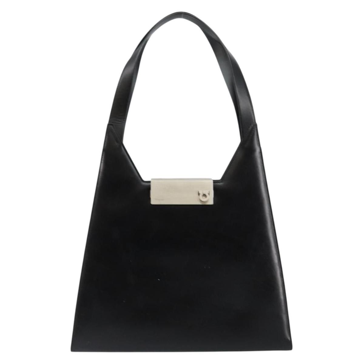 Salvatore Ferragamo Salvatore Ferragamo Gancini Shoulder Bag Leather Size ONE SIZE - 17 Thumbnail