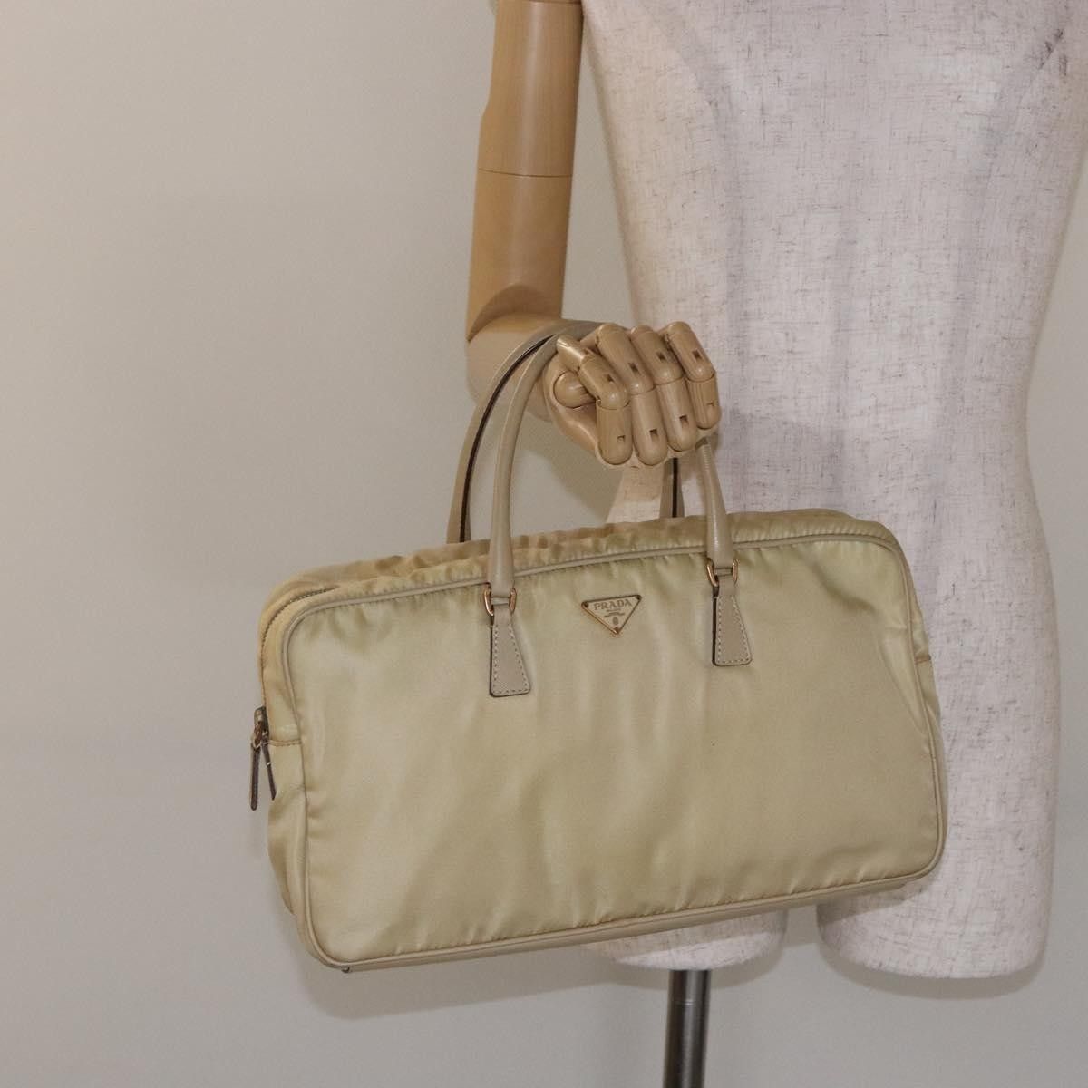 Prada Prada Vintage Zip Handbag Tessuto Size ONE SIZE - 14 Thumbnail
