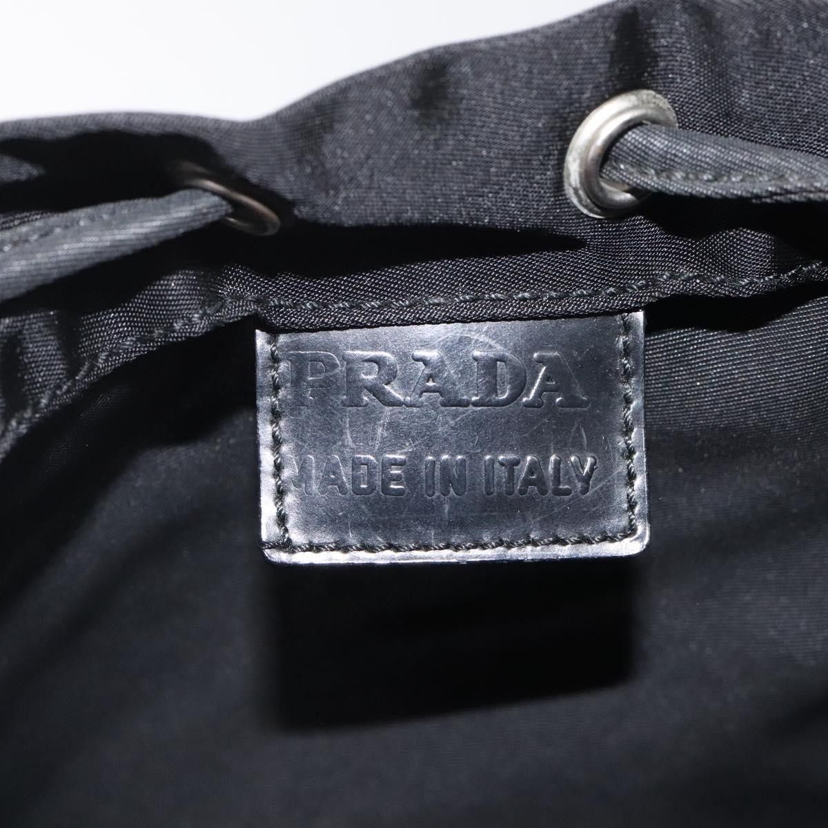 Prada Prada Vela Drawstring Bucket Wristlet Pouch Tessuto Size ONE SIZE - 6 Thumbnail