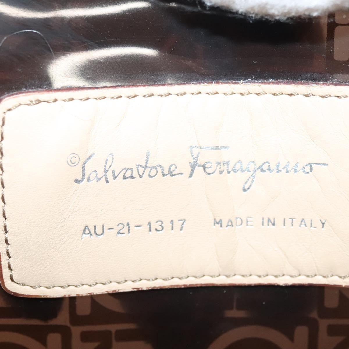 Salvatore Ferragamo Salvatore Ferragamo Gancini Tote Vinyl Size ONE SIZE - 6 Thumbnail