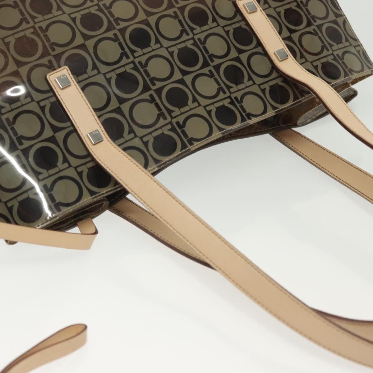 Salvatore Ferragamo Salvatore Ferragamo Gancini Tote Vinyl Size ONE SIZE - 16 Thumbnail