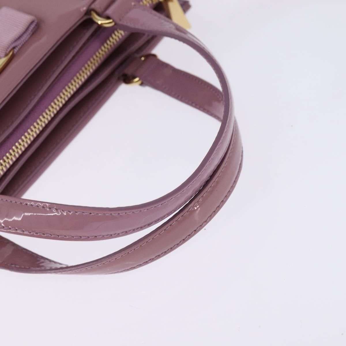 Salvatore Ferragamo Salvatore Ferragamo Vala Handbag Patent leather Size ONE SIZE - 8 Thumbnail