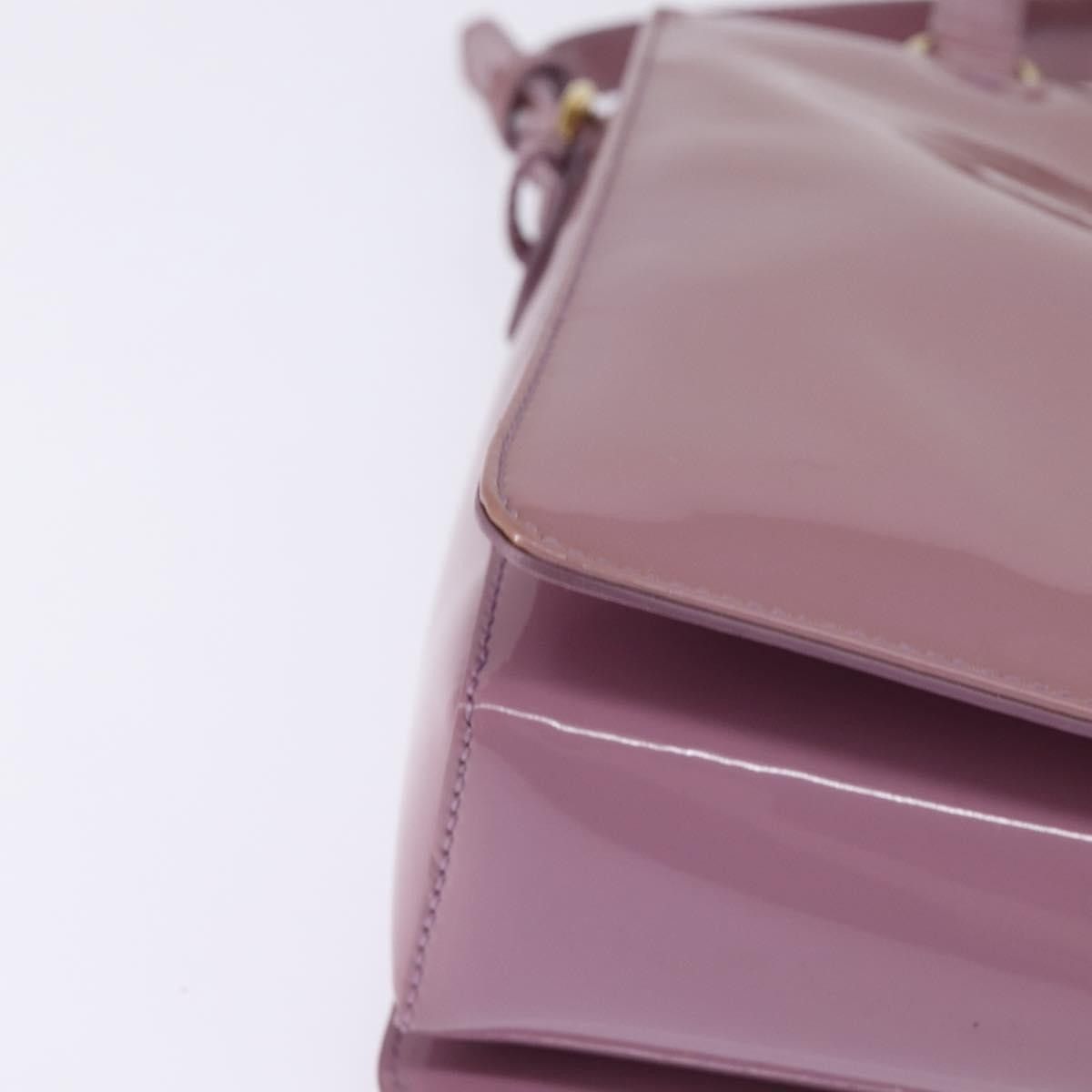 Salvatore Ferragamo Salvatore Ferragamo Vala Handbag Patent leather Size ONE SIZE - 12 Thumbnail