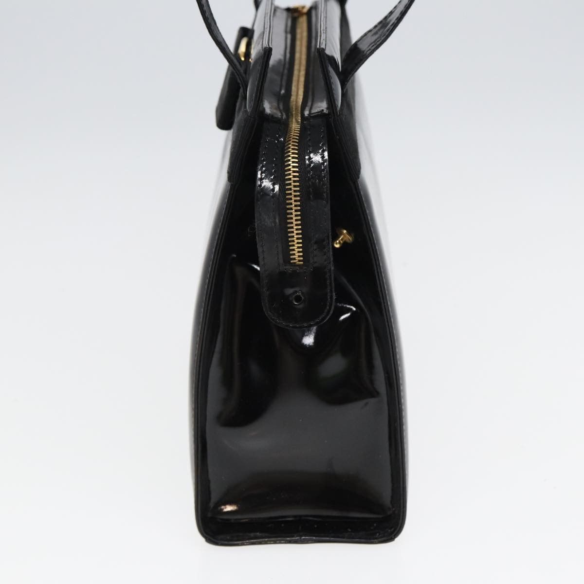 Salvatore Ferragamo Salvatore Ferragamo Vala Shoulder Bag Patent Leather Size ONE SIZE - 3 Thumbnail