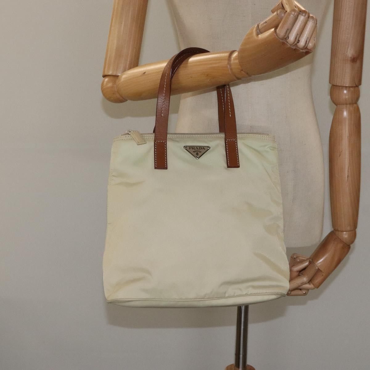 Prada Prada Vintage Zip Handbag Tessuto Size ONE SIZE - 14 Thumbnail