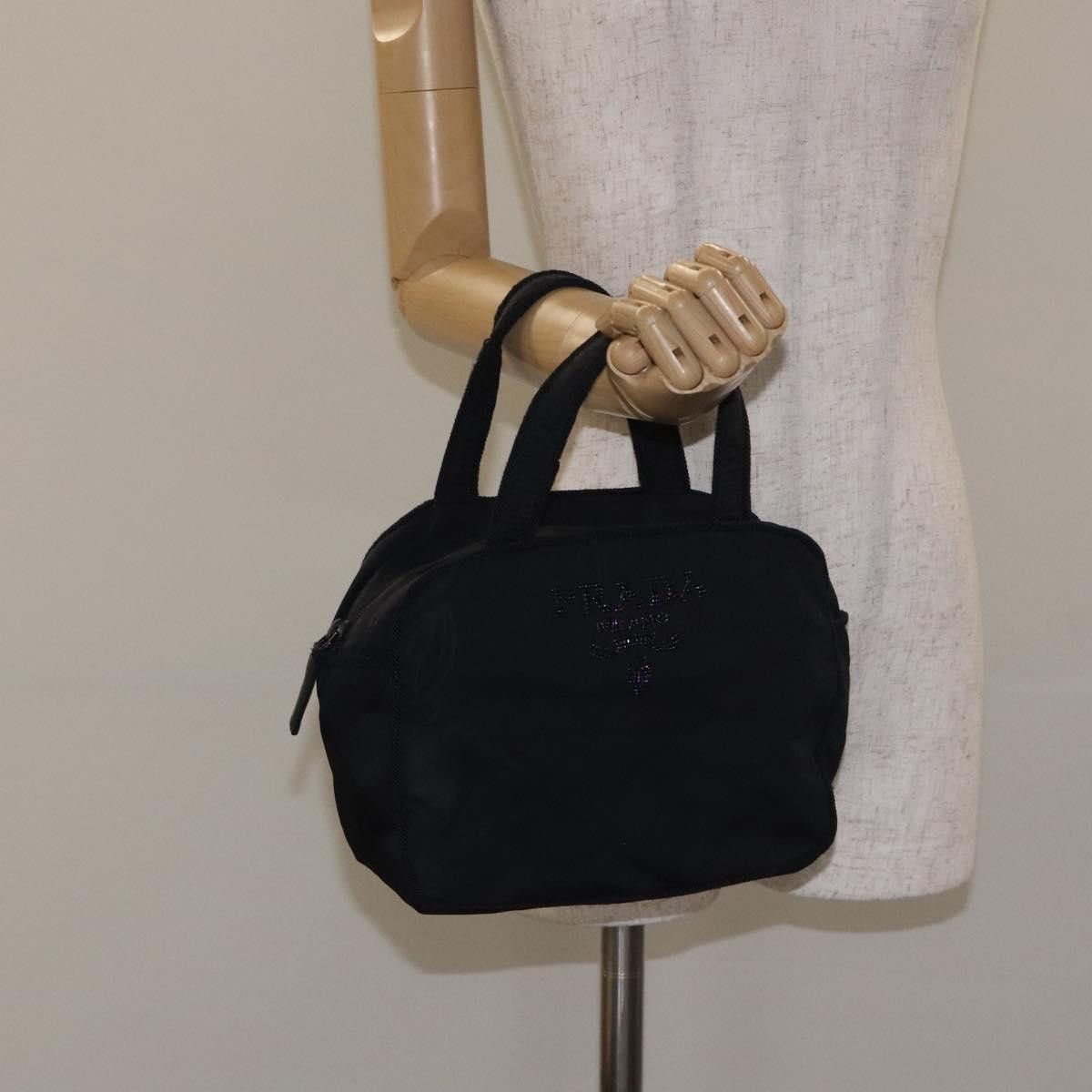 Prada Prada Vintage Zip Handbag Tessuto Size ONE SIZE - 13 Thumbnail