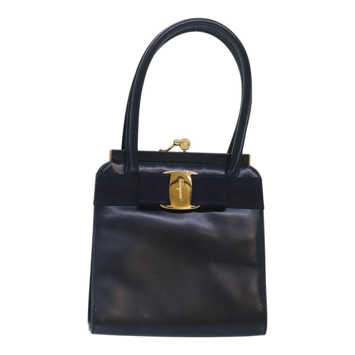 Salvatore Ferragamo Salvatore Ferragamo Vala Handbag Leather Size ONE SIZE - 17 Thumbnail