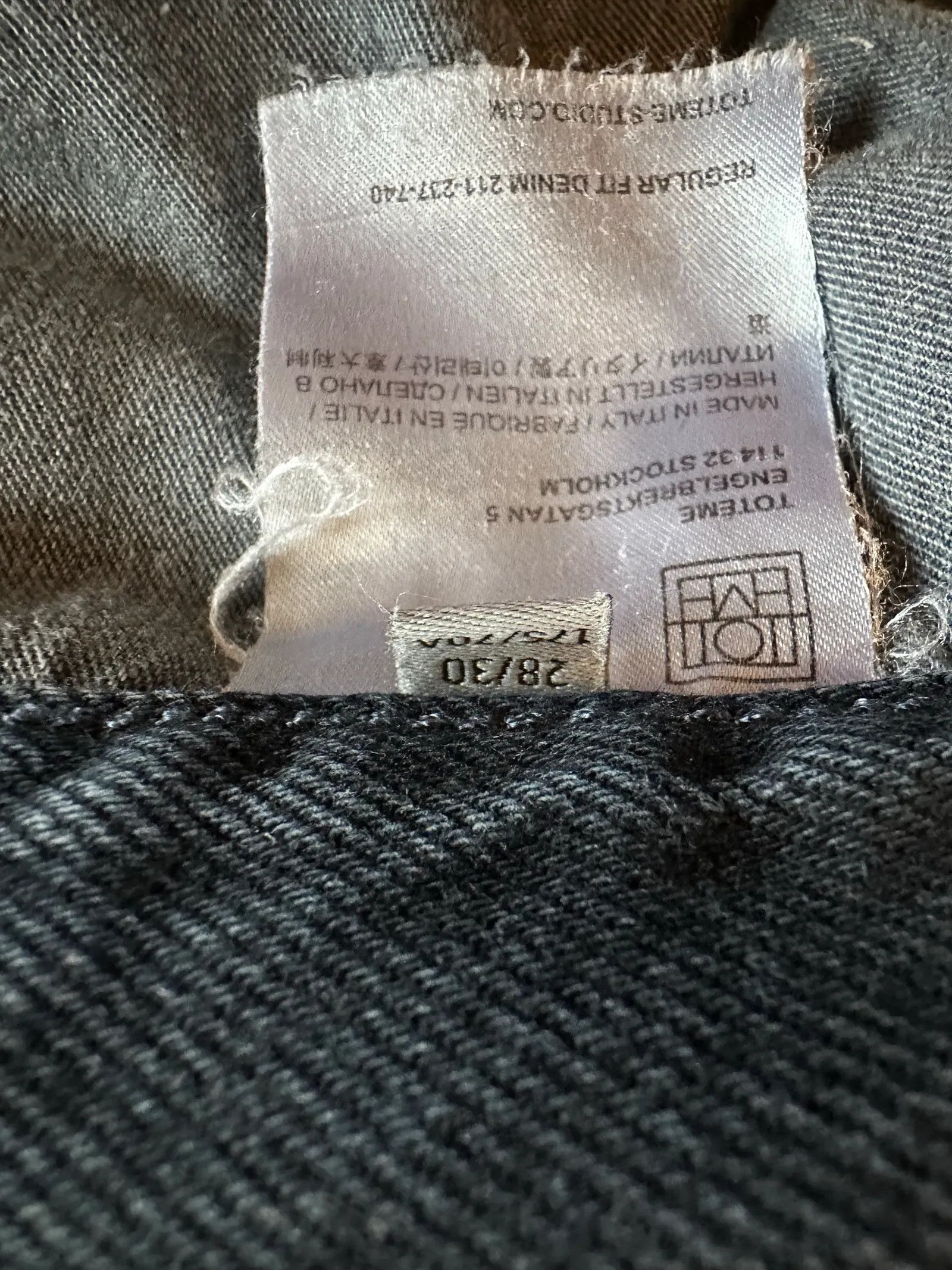 Toteme Toteme Regular Fit Jeans Jeans Size 28" / US 6 / IT 42 - 3 Thumbnail