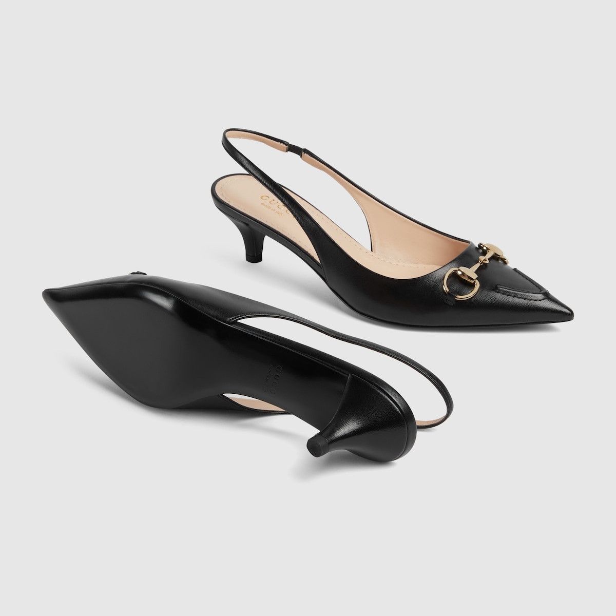Gucci Women's Horsebit slingback pump Size US 5 / IT 35 - 6 Thumbnail