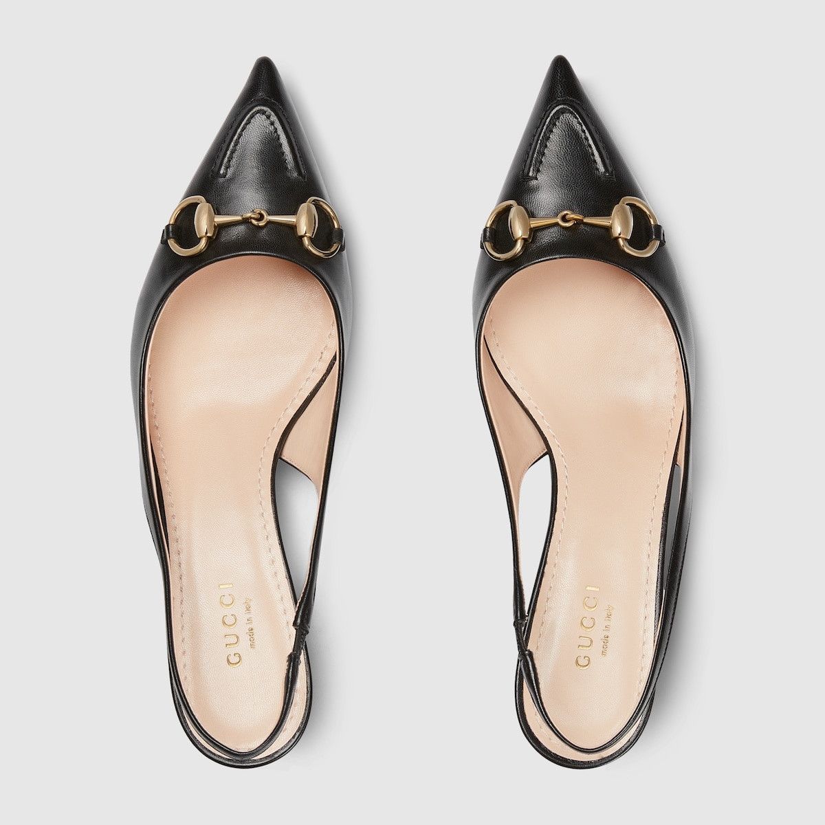 Gucci Women's Horsebit slingback pump Size US 7.5 / IT 37.5 - 5 Thumbnail