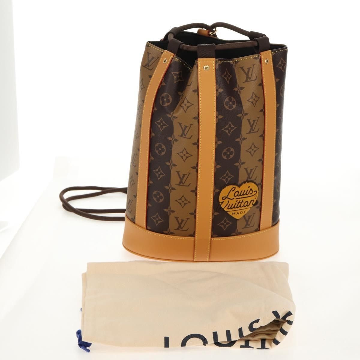 Louis Vuitton Louis Vuitton Nigo Randonnee Backpack Limited Edition Stripes Monogram Canvas Size ONE SIZE - 13 Thumbnail