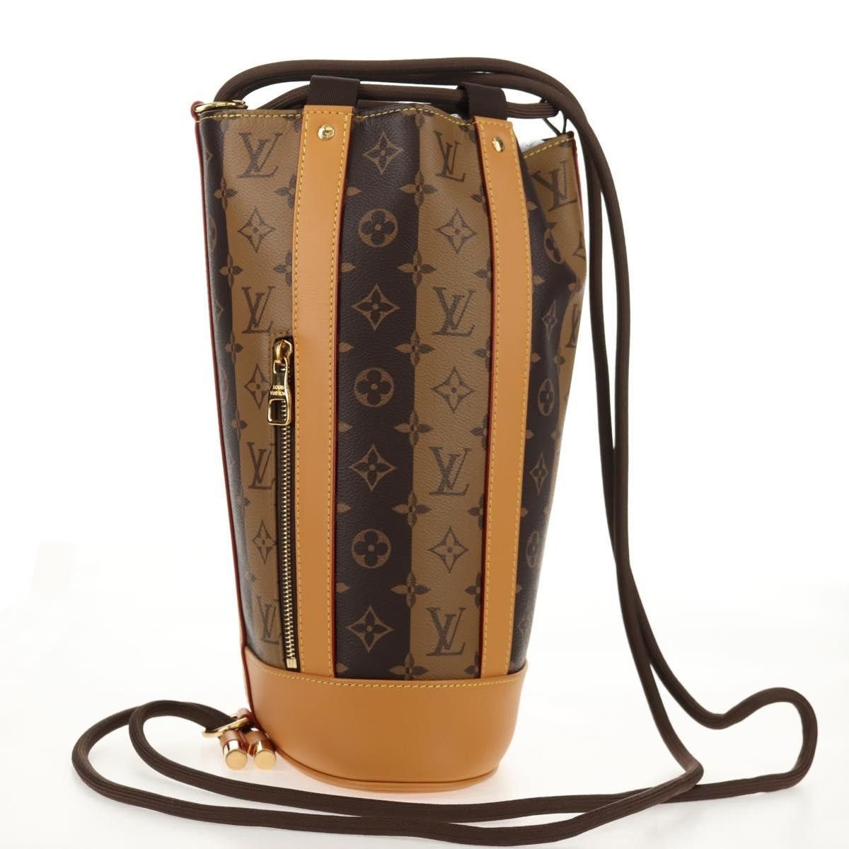 Louis Vuitton Louis Vuitton Nigo Randonnee Backpack Limited Edition Stripes Monogram Canvas Size ONE SIZE - 4 Thumbnail