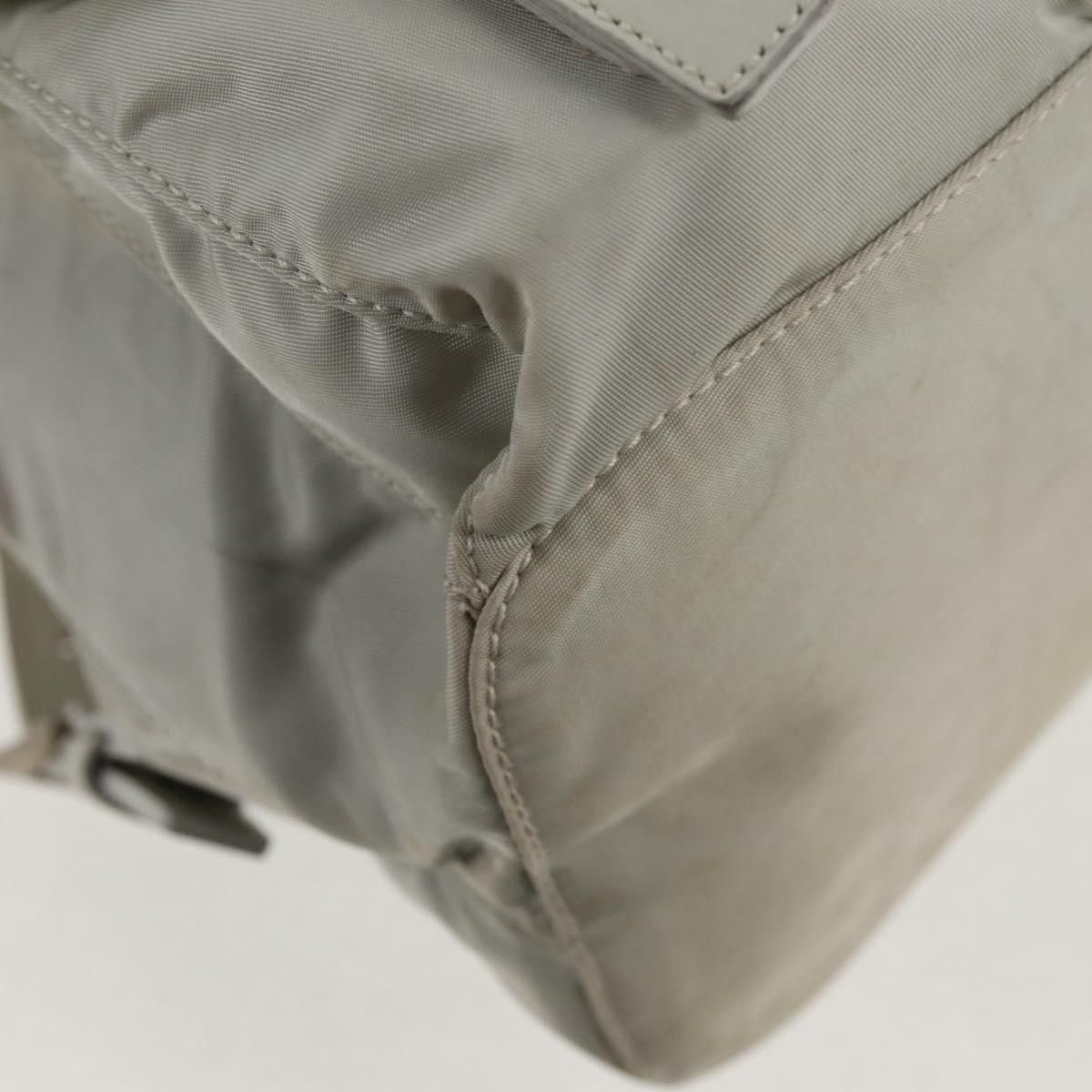 Prada Prada Double Pocket Backpack Chain Shoulder Bag Re-Nylon Size ONE SIZE - 8 Thumbnail