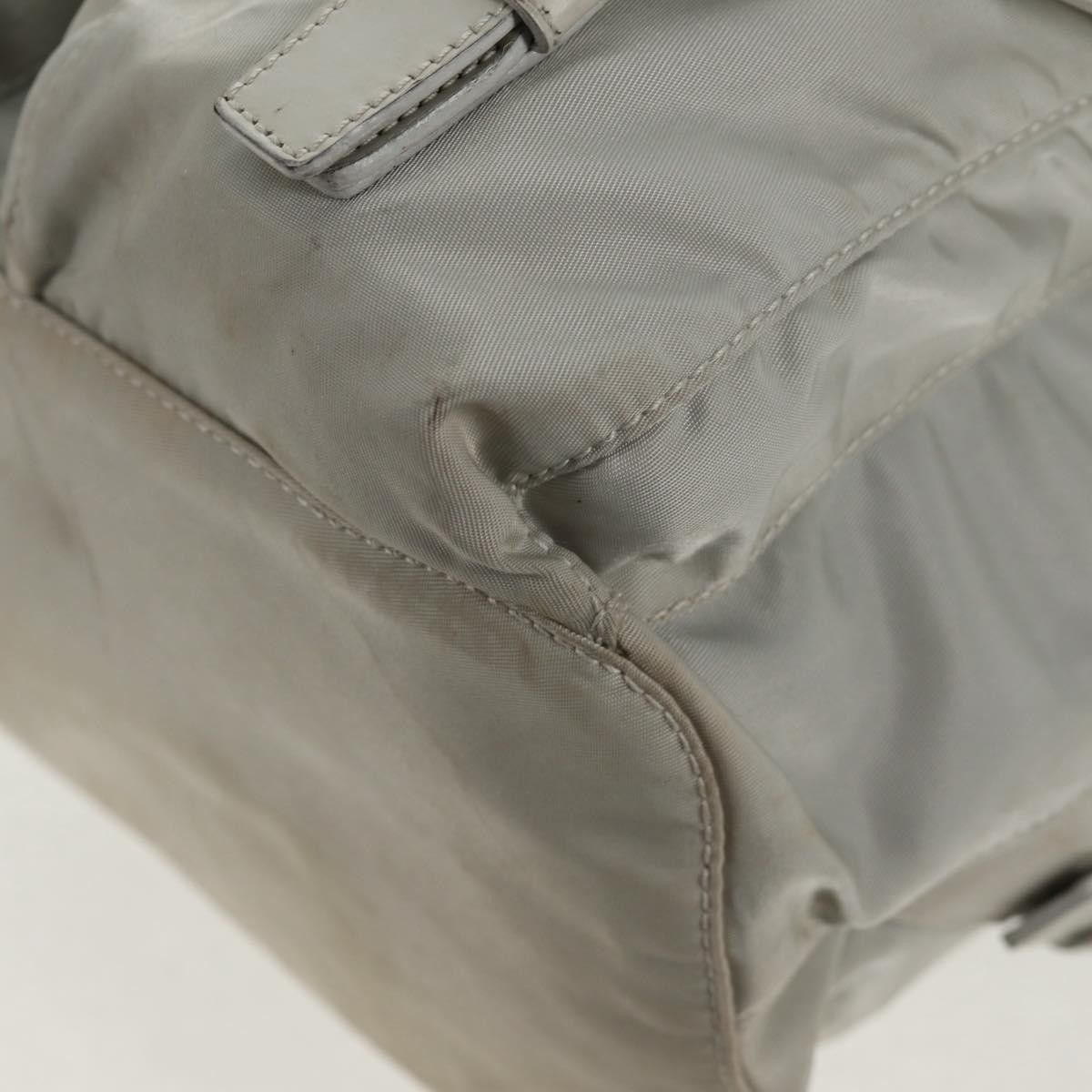 Prada Prada Double Pocket Backpack Chain Shoulder Bag Re-Nylon Size ONE SIZE - 9 Thumbnail