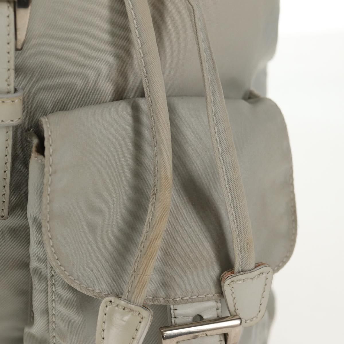 Prada Prada Double Pocket Backpack Chain Shoulder Bag Re-Nylon Size ONE SIZE - 12 Thumbnail
