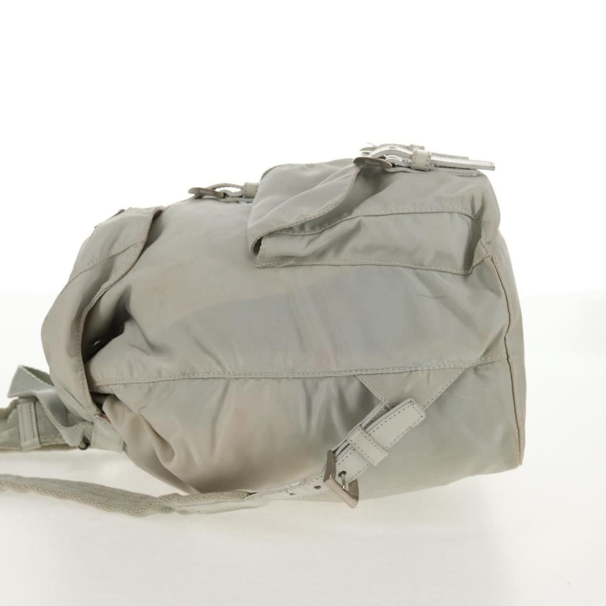 Prada Prada Double Pocket Backpack Chain Shoulder Bag Re-Nylon Size ONE SIZE - 4 Thumbnail