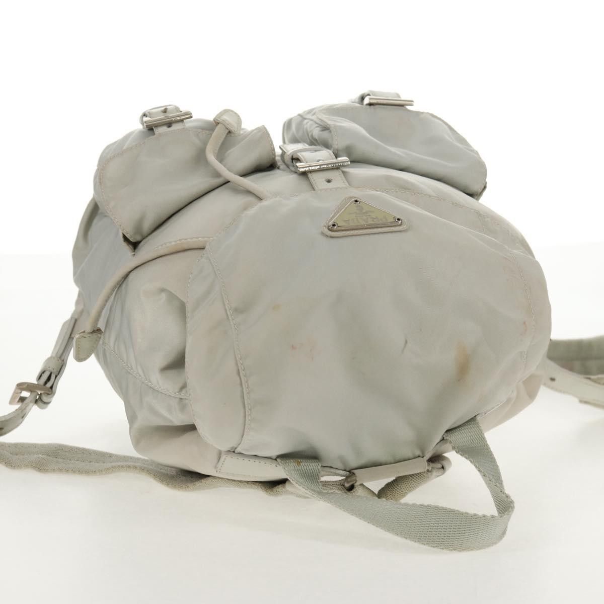 Prada Prada Double Pocket Backpack Chain Shoulder Bag Re-Nylon Size ONE SIZE - 7 Thumbnail