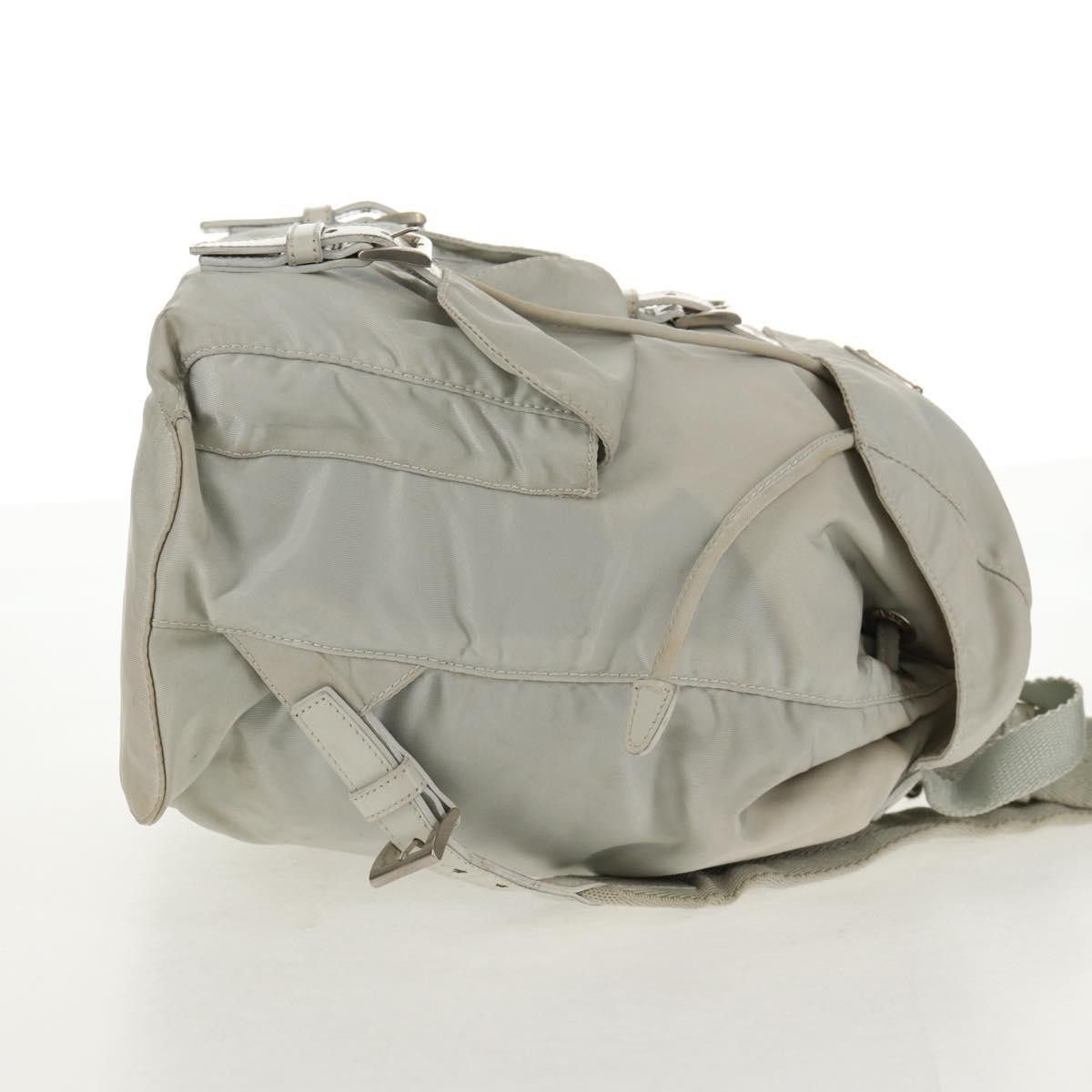 Prada Prada Double Pocket Backpack Chain Shoulder Bag Re-Nylon Size ONE SIZE - 3 Thumbnail