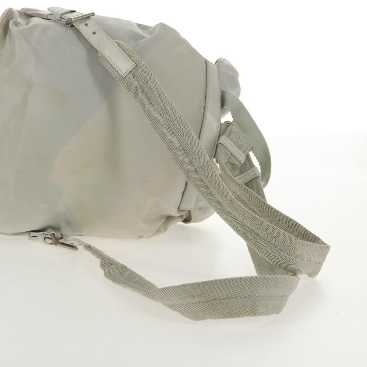 Prada Prada Double Pocket Backpack Chain Shoulder Bag Re-Nylon Size ONE SIZE - 18 Thumbnail