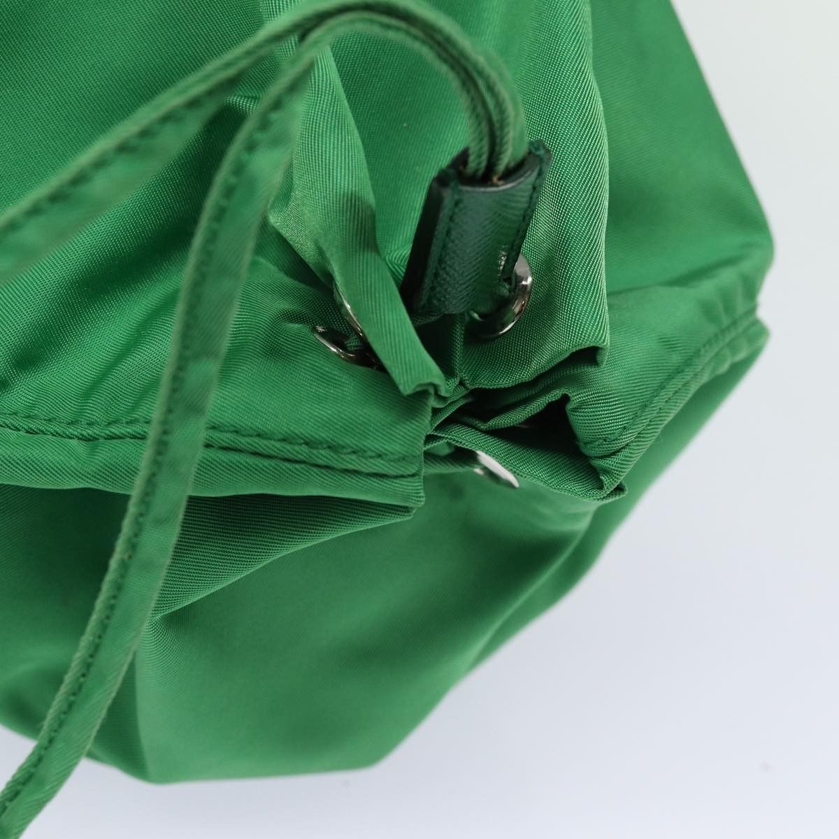 Prada Prada Vela Drawstring Bucket Wristlet Pouch Tessuto Size ONE SIZE - 14 Thumbnail