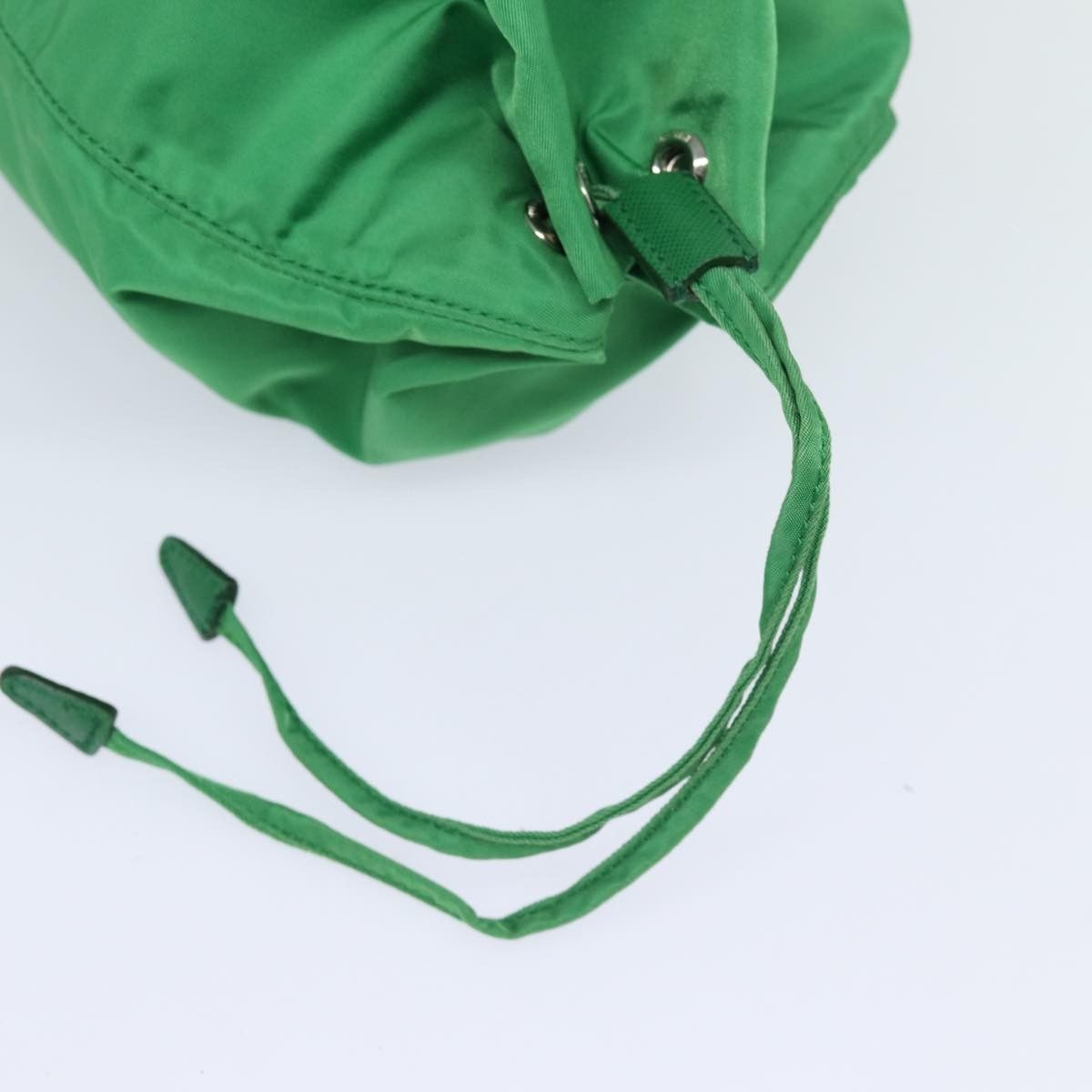 Prada Prada Vela Drawstring Bucket Wristlet Pouch Tessuto Size ONE SIZE - 8 Thumbnail