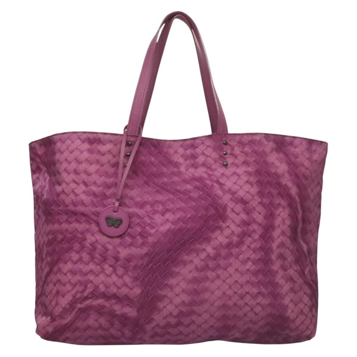 Bottega Veneta Bottega Veneta Intrecciolusion Tote Printed Nylon Size ONE SIZE - 17 Thumbnail