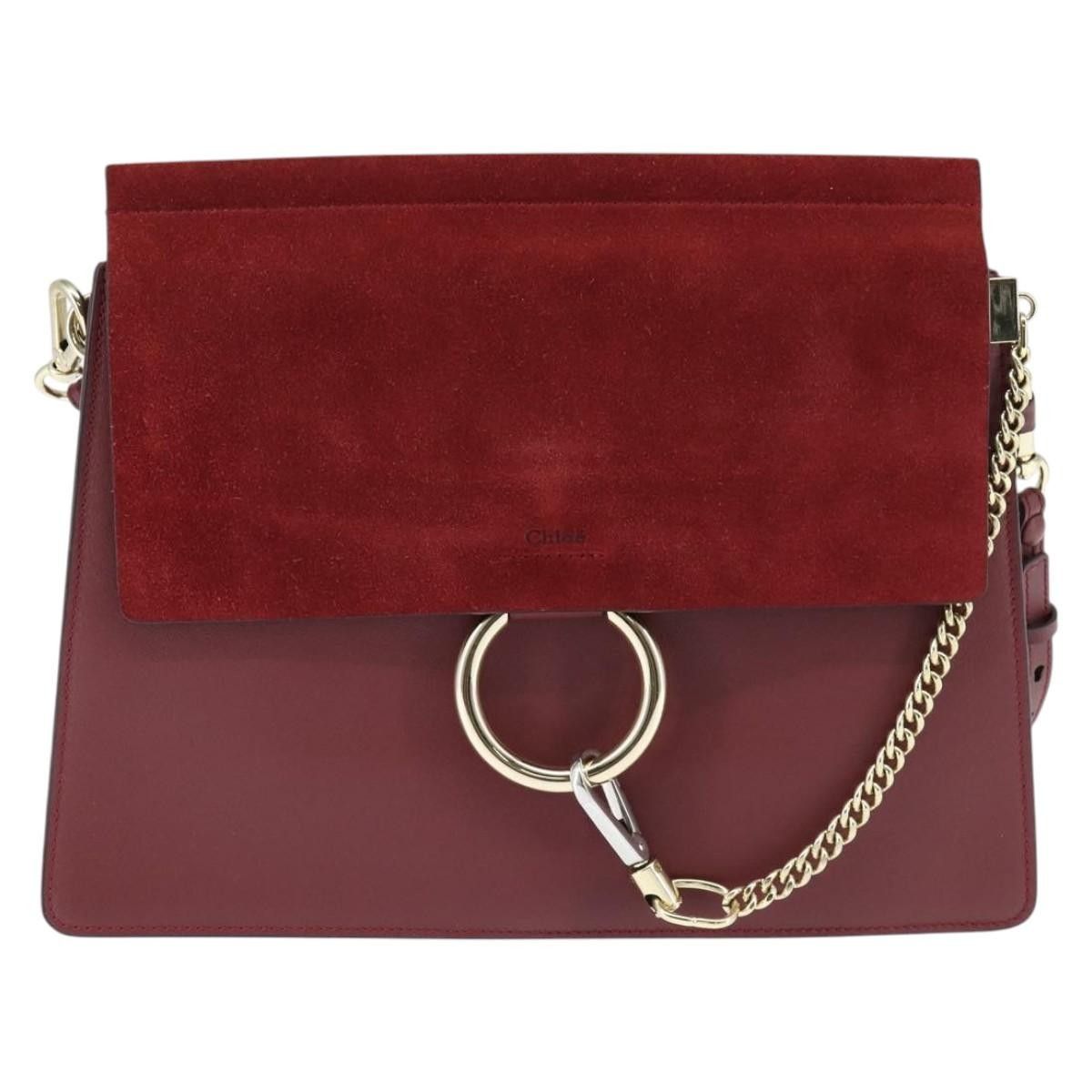 Chloe Chloe Faye Shoulder Bag Leather and Suede Size ONE SIZE - 19 Thumbnail