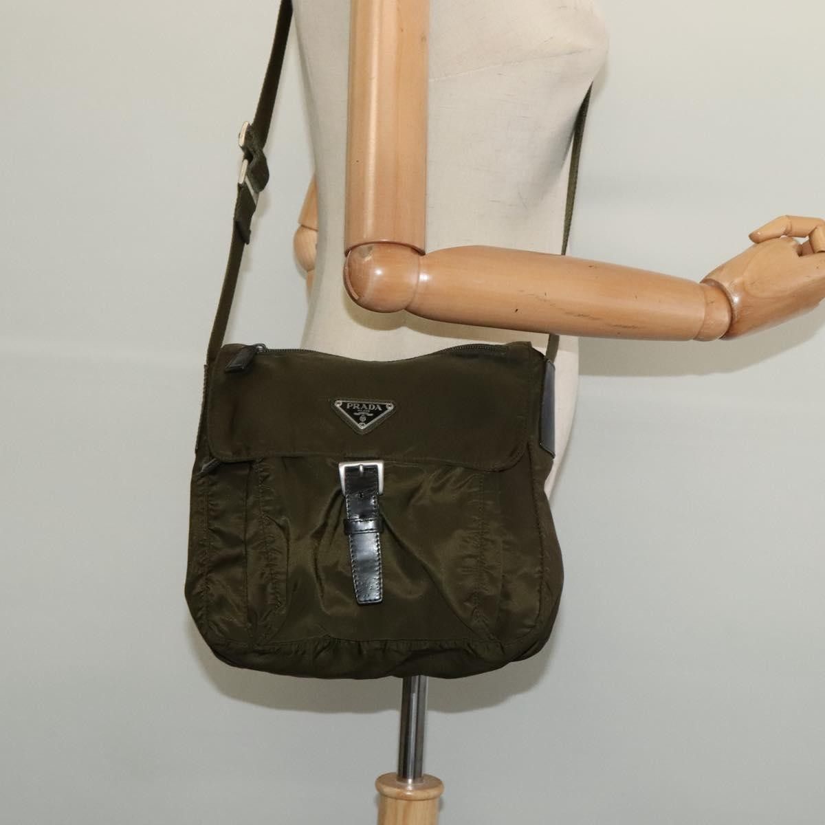 Prada Prada Buckle Messenger Bag Tessuto Size ONE SIZE - 13 Thumbnail