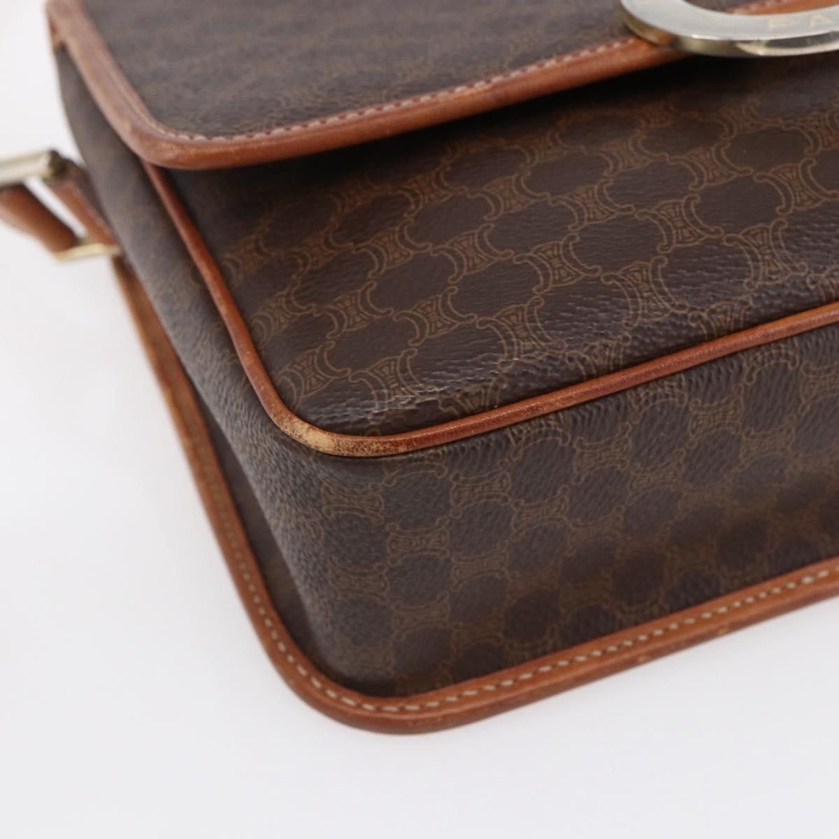 Celine Celine Vintage Macadam Circle Logo Canvas and Leather Size ONE SIZE - 10 Thumbnail