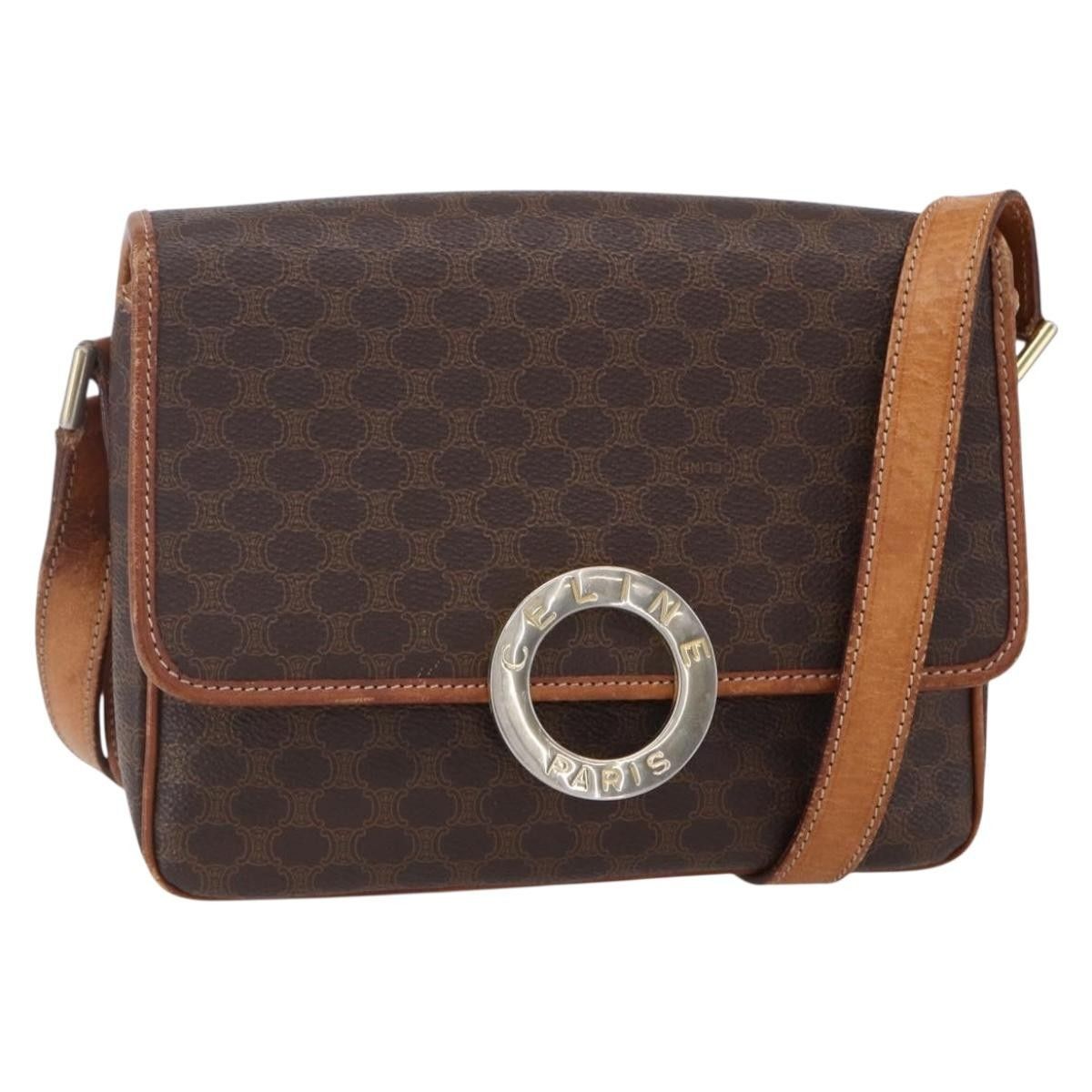 Celine Celine Vintage Macadam Circle Logo Canvas and Leather Size ONE SIZE - 17 Thumbnail